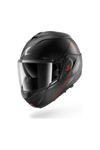 Shark Oxo Sp Lyne Çene Açılır Kask Mat Siyah