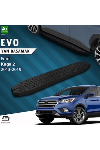 S-dizayn Ford Kuga 2 Evo Siyah Yan Basamak 183 Cm 2013-2019