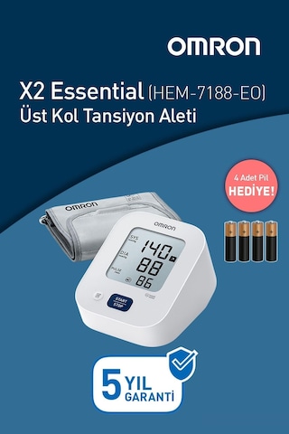 Omron X2 Essential Üst Koldan Ölçer Dijital Tansiyon Aleti