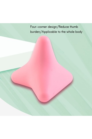 Anjiexun Silikon Masaj Konisi Katı Top Psoas Kas Gevşetme Sırt Ayak Yogası 1 Gri