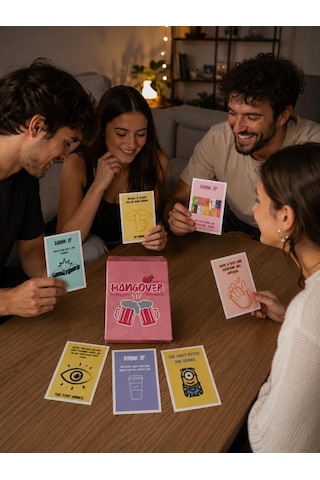 İngilizce Yazılı Eğlenceli Parti Kart Oyunu Hangover Mini Couples & Friends Party Game 1 Adet