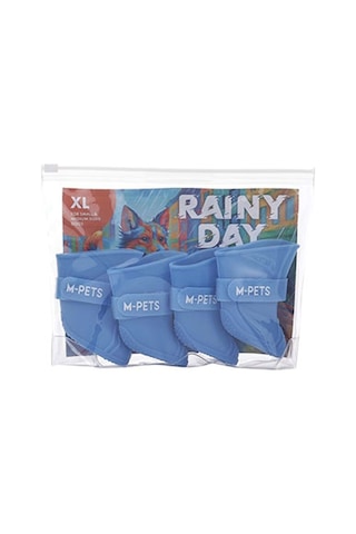 M-pets Rainy Day Köpek Ayakkabısı Mavi Xlarge 5,5x4,2 Cm 244-54040.05