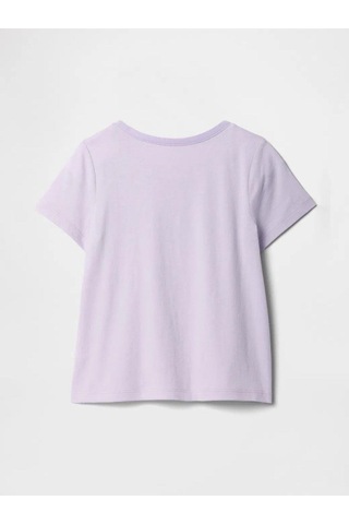 Kız Bebek Gap Logo Grafikli T-shirt Lila-6000 Lila