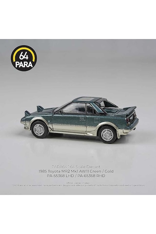 Para64 Toyota 1985 Mr2 Mk1 Greengold Pa-55368 Çok Renkli