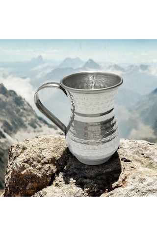 Alüminyum Ayran Bardağı, Büyük Boy, Bakır Görünümlü Bardak, Alümi