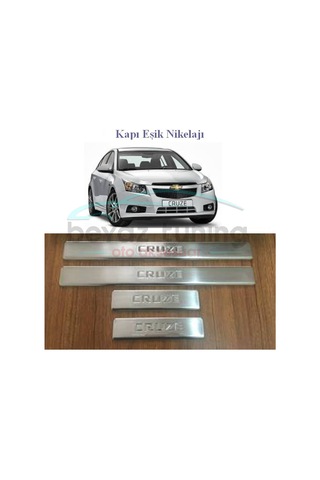 Chevrolet Cruze Kapı Eşiği Kromu 4 Parça