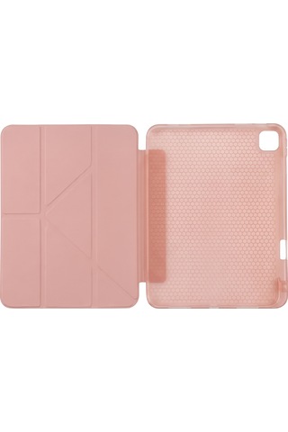 Ps Apple Uyumlu iPad Pro 13 İnç M5 / M4 Tri Folding Standlı Kılıf - Pembe Kapaklı Kılıf