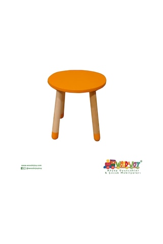 Wood&Joy Turuncu Tabure