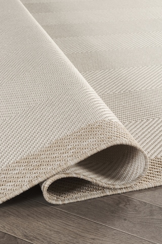 Sisalux 3084 Krem Bej Sisal Dokuma Jüt Kilim Hav Toz Vermez Halı Salon Mutfak Oturma Odası Halısı Krem - Bej