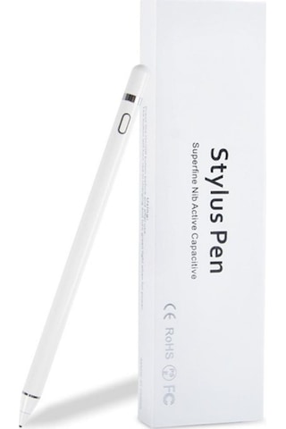 Asia Üniversal Stylus Pen Dokunmatik Kalem Ios+androıd Uyumlu Kalem Beyaz Senalstore