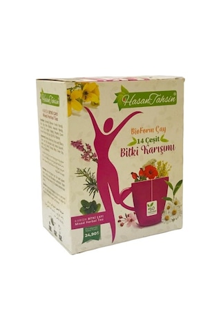 Hasan Tahsin Bioform Karışık Bitki Süzen Poşet Çay 60 x 2 G