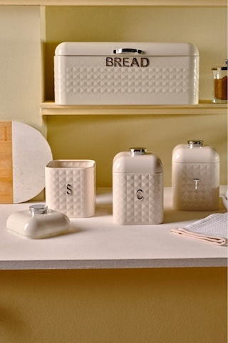 Karaca Elmas Ekmek Kutusu Saklama Kabı Hediyeli Xl