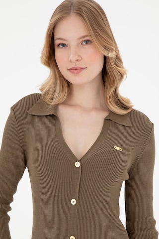 U.s. Polo Assn. Kadın Açık Haki Elbise Triko 50297100-vr183 Acık Hakı