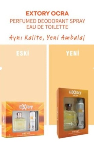 Erkeklere Özel Set Extory Ocra Parfüm Seti + Jagler Tıraş Kolonyası Fresh - Marin