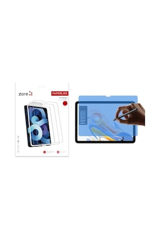 Psr Aksesuar Apple İpad Air 11 2025 M3 Zore Paper-like Ekran Koruyucu Kağıt Hissi, Yüksek Kaliteli Hd Görüntü, Kaymaz Yüzey, Ultra İnce Tasarım