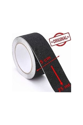 Siyah Merdiven Ve Zemin Kaydırmaz Kaymaz Bant 50Mm X 25Mt (460185371)
