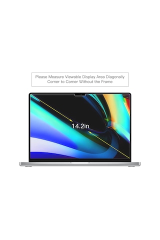 NovStrap Apple Uyumlu MacBook Pro 2021 16.2" A2485 Ekran Koruyucu