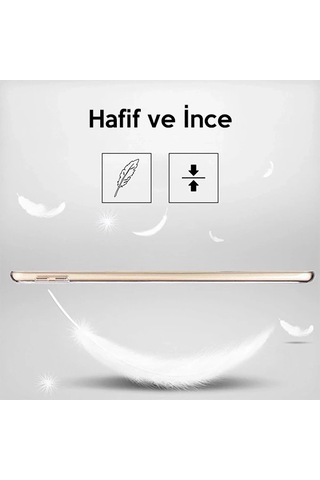 Ally Apple iPad Uyumlu 9.7 2018 Apple iPad Uyumlu 9.7 2017 Şeffaf Tpu Soft Silikon Kılıf- 5775