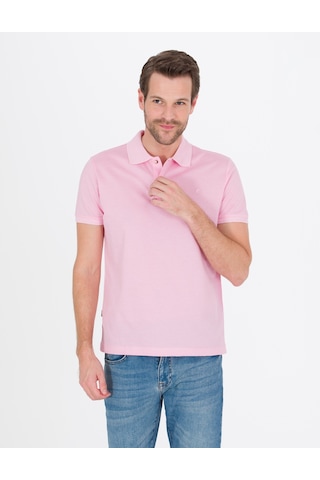Pierre Cardin Erkek Pembe Basic Tişört 50262665-Vr041 Pembe