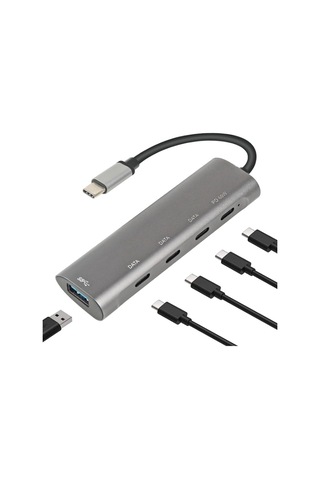 Usb-c Pd Hub 5 İn 1 Typec Usb 3.0 Pd 3 Port Typec