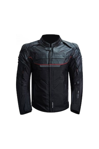 Motoanl Motosiklet Kadın Montu 4 Mevsim Full Koruma Deri Ve Maxdura 600-d Kumaş Women Motor Mont Leather V2