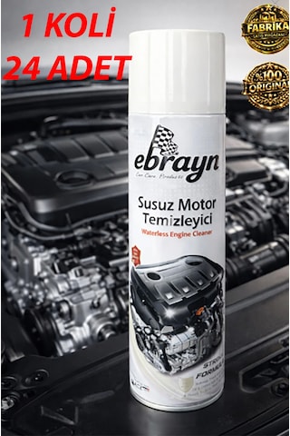 Premium Oto Araç Susuz Motor Temizleme Spreyi Motor Parlatıcı Sprey 500ml 1 Koli 24 Adet