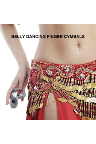 2 Adet Parmak Zilleri Göbek Dansı Gümüş Parmak Zilleri Göbek Dansı Zilleri Ritim Vuruşları Perküsyon Müzik Aleti Dansçı Partisi İçin