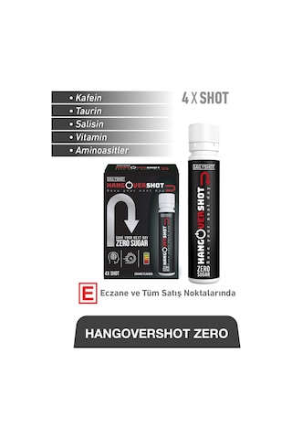 Hangover Zero 4 Shot & Electrovit Portakal