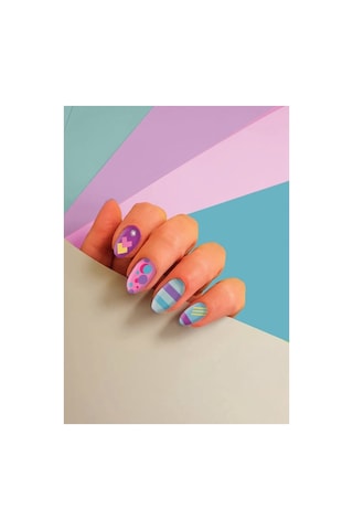 18896 Crazy Chic - Tak Ve Git Tırnaklar - Rengarenk - Abay-889287 1 Adet