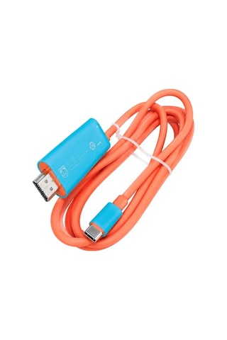 Swr1650y/93 Usb-c To Hdmı 4k 60hz Adaptör Kablo + 100w Pd Şarj Desteği 2 Si 1 Arada