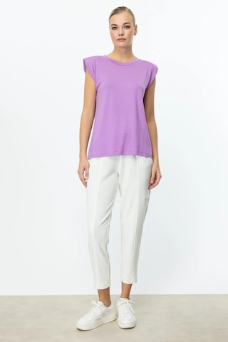 On Fashion Omuzları Vatkalı Kadın Kolsuz Bluz 25y.on.blz.51486.01 Lila