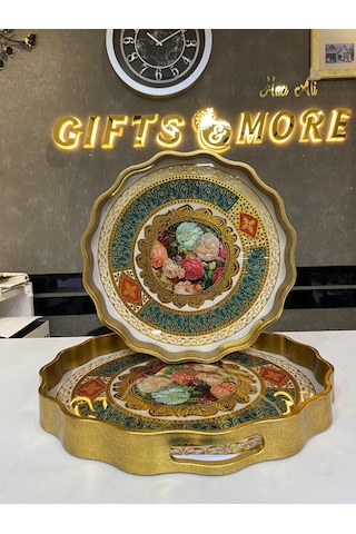 Yuvarlak Tepsi Byk Çok Renkli