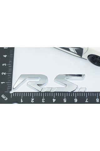 Dk Tuning Rs Bagaj 3m Krom Metal Logo Arma Renault İle Uyumlu