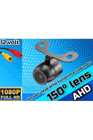 Ahd 1080p Kelebek Kamera 150'' Geniş Açılı Lens 12 Volt