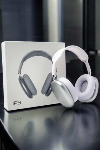 P9 Air Max Kablosuz 5.0 Mikrofonlu Bluetooth Kulaklık Beyaz Yüksek Ses Kaliteli -