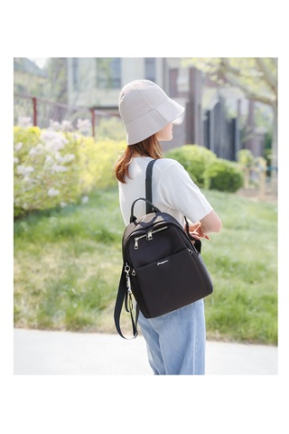 Taze Papatya Şekeri Rengi Sırt Çantası-siyah Siyah