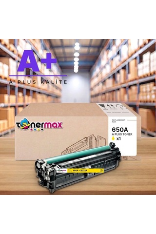 Hp 650a Ce272a Sarı Uyumlu Toner A Plus / Color Laserjet Enterprise Cp5525 / M750