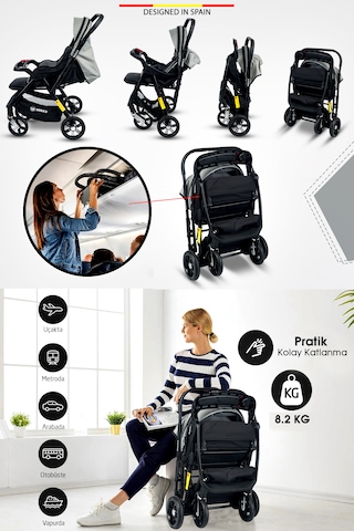 Baby Home 902 X4 Travel Sistem Bebek Arabası
