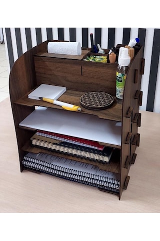 A4 Evrak Rafı Masaüstü Organizer Peçetelik Kalemlik Sku: Smgstkb5c299eae9