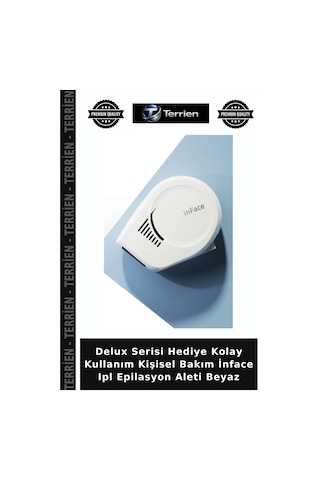 Delux Serisi Hediye Kolay Kullanım Kişisel Bakım İnface Ipl Epilasyon Aleti Beyaz