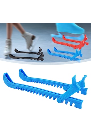 Dolıty 2 Parça Buz Pateni Muhafızları Evrensel Artistik Mavi Mavi