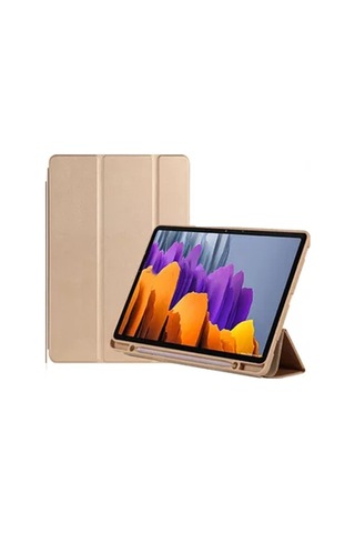 Samsung Uyumlu Galaxy Tab S7 Fe / S7 Plus S8 Plus 12.4" Kılıf Kalem Bölmeli Smart Case X800 T730 T970