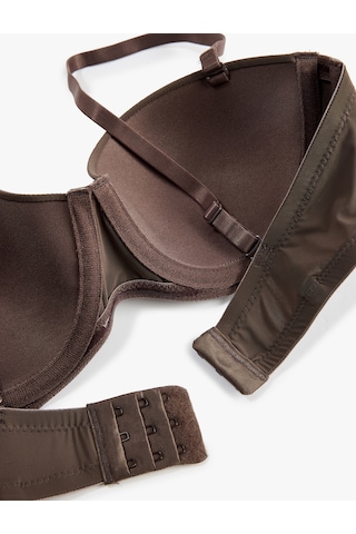Koton Desteksiz Balenli Comfort Sütyen Koyu Kahverengi 6slk10033mk Koyu Kahve