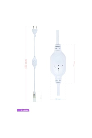 ACK Neon Hortum Fişi