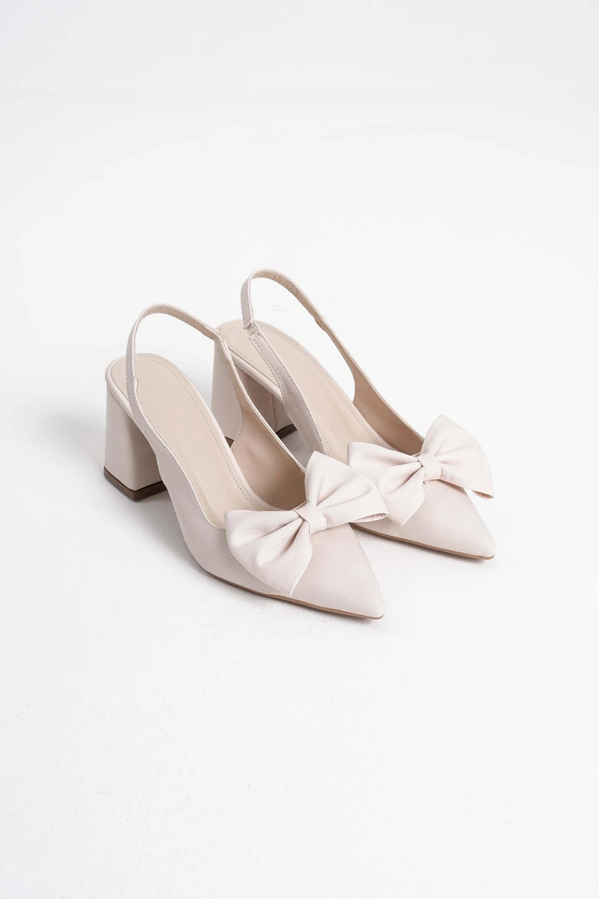 Kocadal Kocadal Candy Bej Kadın Topuklu Ayakkabı Muhtelif