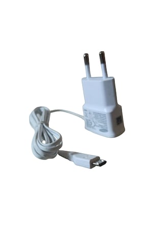 1 Metre Kablolu Micro B Uçlu Şarj Aleti 1 Metre Kablo + Başlık