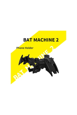 Neevoyu Kara Yarasa Tasarım Araç Klima Grili Telefon Tutucu - Evrensel Cihaz Desteği, Otomatik Kilitleme Özelliği, Siyah Abs Malzeme