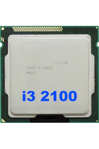 Core I3 2100 Cpu Lga1155 İşlemci 3mb B75 Madencilik Anakartı İçin