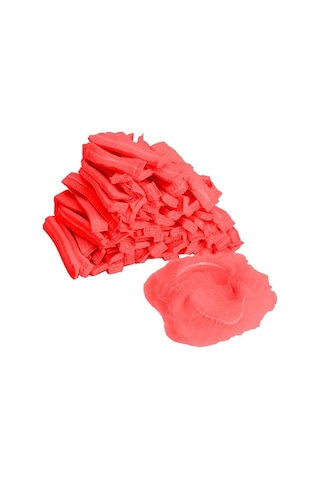 Trendooze Tek Şapkalar Salon Restoran Mutfak Laboratuvarları Kullanımlık Kırmızı Endüstriyel Rw