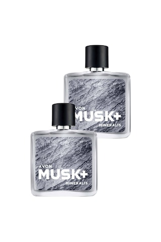 Avon Musk+ Mineralis Erkek Parfüm EDT 2 x 75 ML
